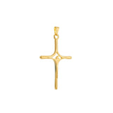 Pingente Dourado Crucifixo